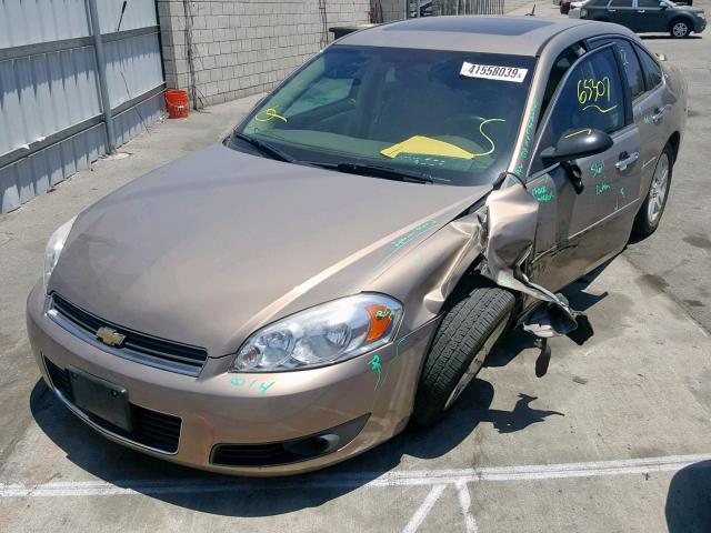 2G1WU58R579249899 - 2007 CHEVROLET IMPALA LTZ BROWN photo 2