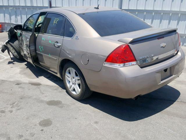 2G1WU58R579249899 - 2007 CHEVROLET IMPALA LTZ BROWN photo 3