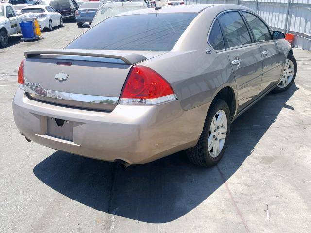 2G1WU58R579249899 - 2007 CHEVROLET IMPALA LTZ BROWN photo 4