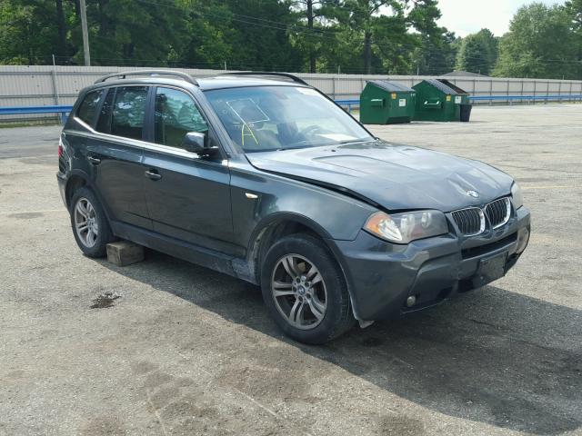 WBXPA93406WG74563 - 2006 BMW X3 3.0I GREEN photo 1