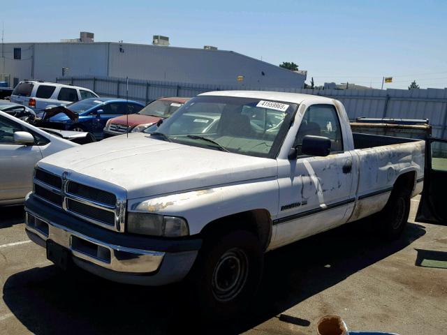 1B7JC26Y3SS193823 - 1995 DODGE RAM 2500 WHITE photo 2