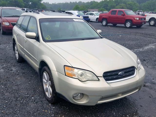 4S4BP62C677301187 - 2007 SUBARU OUTBACK OU GOLD photo 1