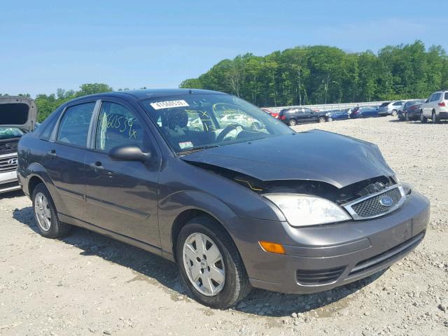 1FAFP34N87W307863 - 2007 FORD FOCUS ZX4 GRAY photo 1