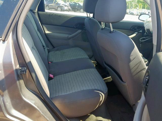 1FAFP34N87W307863 - 2007 FORD FOCUS ZX4 GRAY photo 6