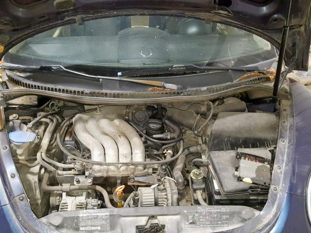 3VWCC21C8YM447948 - 2000 VOLKSWAGEN NEW BEETLE BLUE photo 7