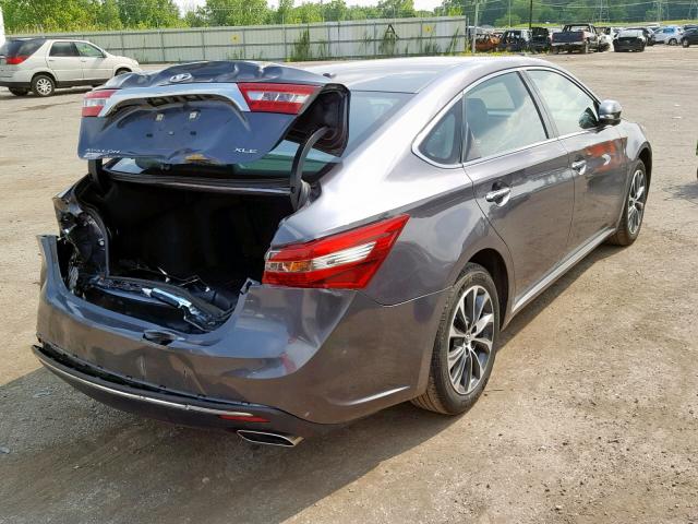 4T1BK1EB1GU224055 - 2016 TOYOTA AVALON XLE GRAY photo 4