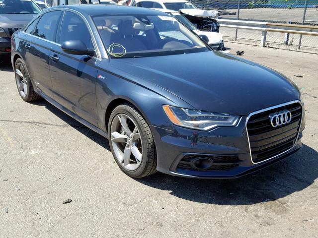 WAUHGAFC1CN113174 - 2012 AUDI A6 PRESTIG BLUE photo 1