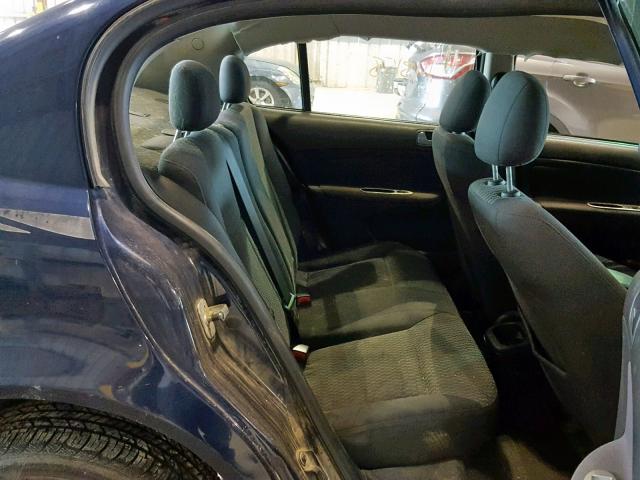 1G1AT58H097150643 - 2009 CHEVROLET COBALT LT BLUE photo 6