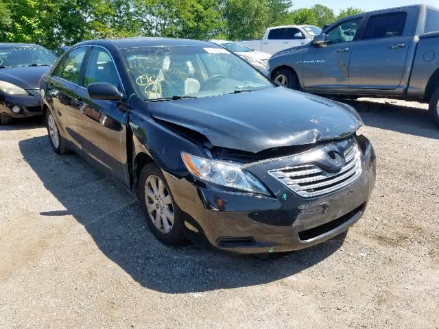 4T1BB46K08U032370 - 2008 TOYOTA CAMRY HYBR BLACK photo 1