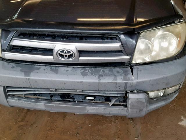 JTEBU14R730003733 - 2003 TOYOTA 4RUNNER SR GRAY photo 9