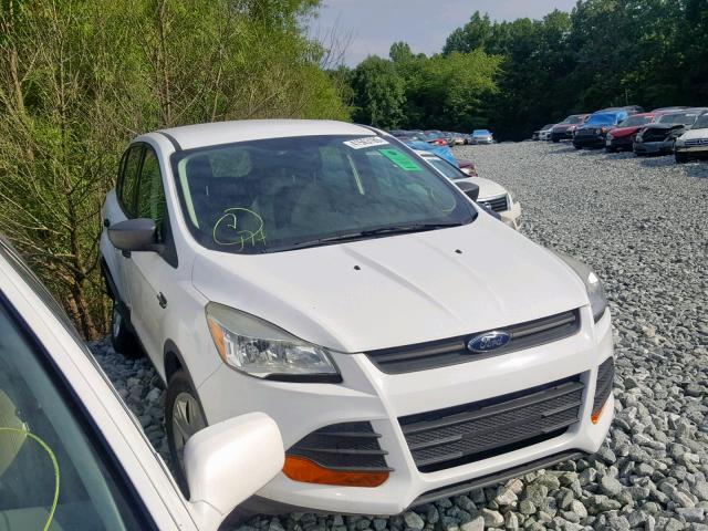 1FMCU0F7XDUB71600 - 2013 FORD ESCAPE S WHITE photo 1