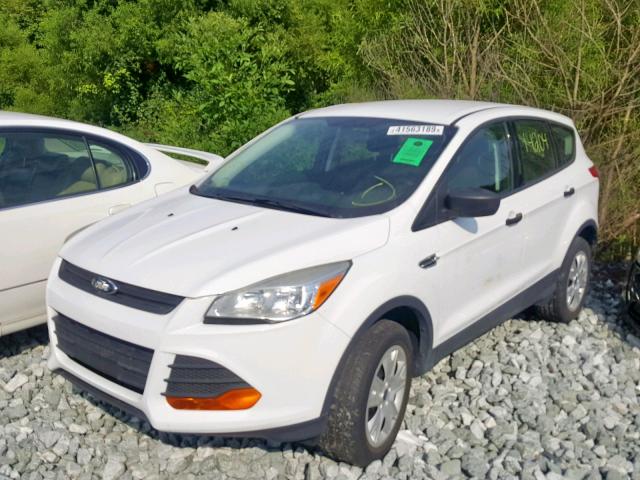 1FMCU0F7XDUB71600 - 2013 FORD ESCAPE S WHITE photo 2