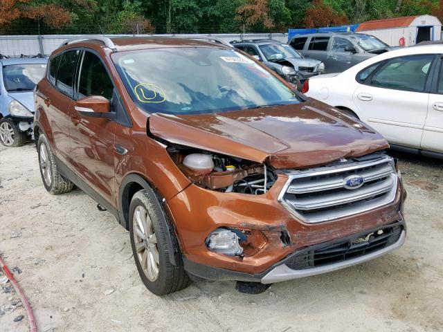 1FMCU0J93HUC73223 - 2017 FORD ESCAPE TIT BROWN photo 1