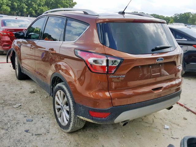 1FMCU0J93HUC73223 - 2017 FORD ESCAPE TIT BROWN photo 3