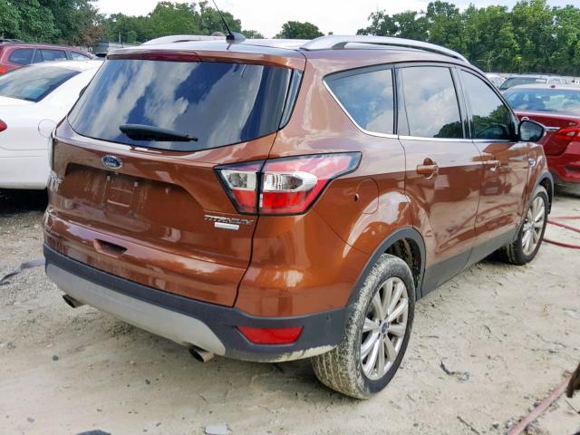 1FMCU0J93HUC73223 - 2017 FORD ESCAPE TIT BROWN photo 4