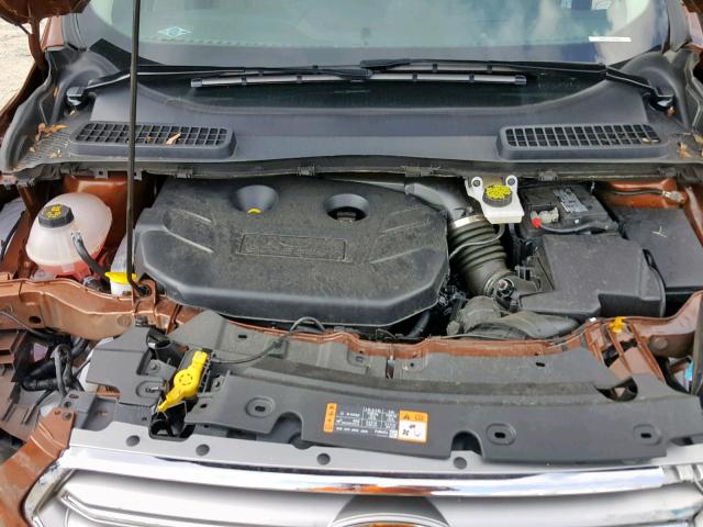 1FMCU0J93HUC73223 - 2017 FORD ESCAPE TIT BROWN photo 7