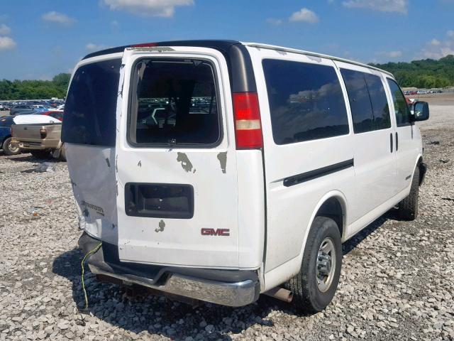 1GJHG35U061241175 - 2006 GMC SAVANA G35 WHITE photo 4