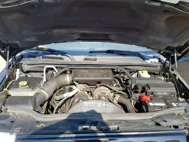 1J8HG48K86C283128 - 2006 JEEP COMMANDER BLACK photo 7