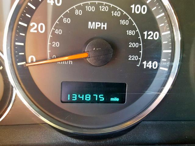 1J8HG48K86C283128 - 2006 JEEP COMMANDER BLACK photo 8