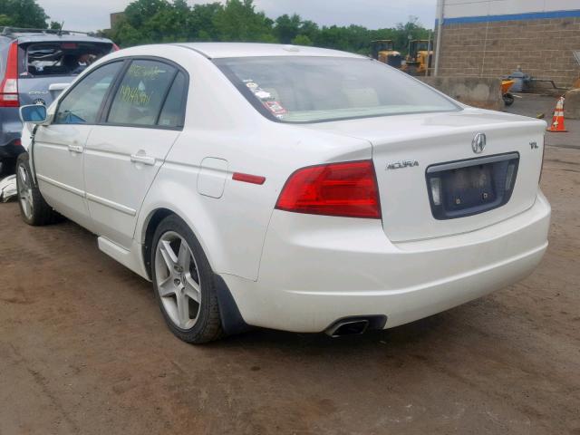 19UUA66256A036314 - 2006 ACURA 3.2TL WHITE photo 3