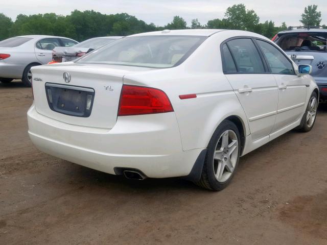 19UUA66256A036314 - 2006 ACURA 3.2TL WHITE photo 4