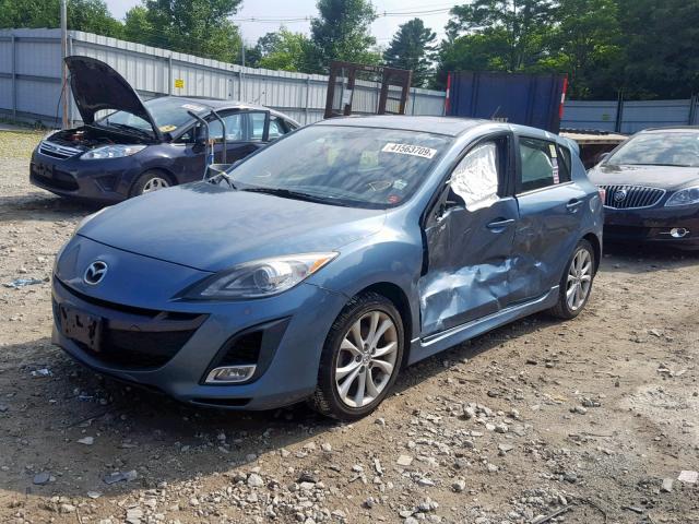 JM1BL1H60A1168232 - 2010 MAZDA 3 S BLUE photo 2