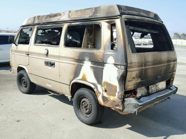 WV2ZB0259GH006564 - 1986 VOLKSWAGEN VANAGON CA BURN photo 3