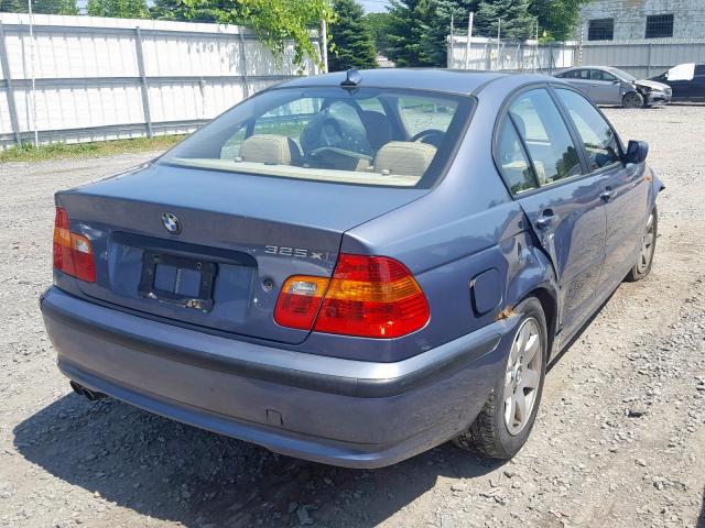 WBAEU33455PR15187 - 2005 BMW 325 XI BLUE photo 4