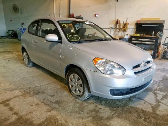 KMHCM3AC4AU186000 - 2010 HYUNDAI ACCENT BLU SILVER photo 1