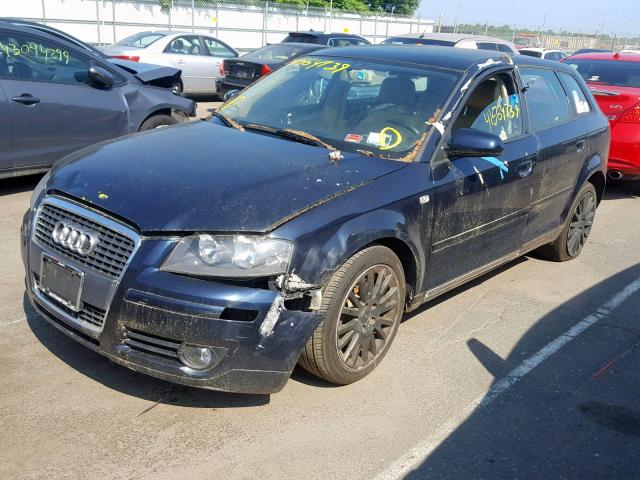 WAUNF78P38A097681 - 2008 AUDI A3 2.0 PRE BLUE photo 2