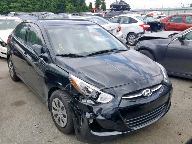 KMHCT4AE4GU136393 - 2016 HYUNDAI ACCENT SE BLACK photo 1