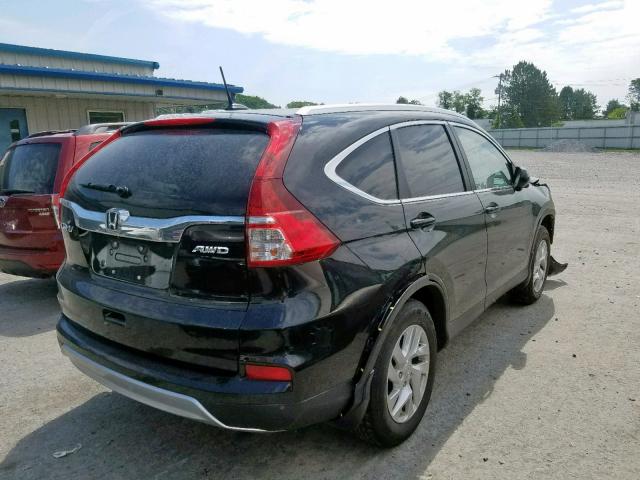 2HKRM4H79FH665804 - 2015 HONDA CR-V EXL BLACK photo 4