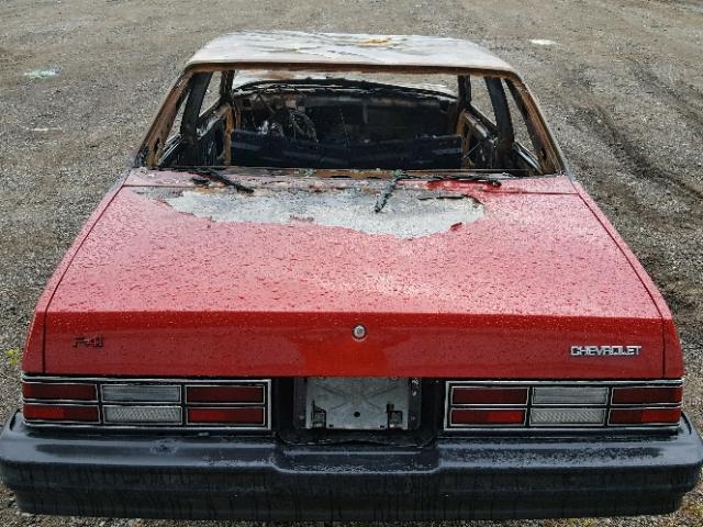 1T27JAB420066 - 1980 CHEVROLET MALIBU RED photo 10