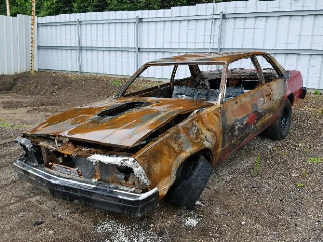 1T27JAB420066 - 1980 CHEVROLET MALIBU RED photo 2