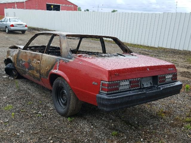 1T27JAB420066 - 1980 CHEVROLET MALIBU RED photo 3