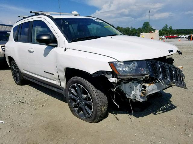 1C4NJCBA8ED790366 - 2014 JEEP COMPASS SP თეთრი ფოტო 1