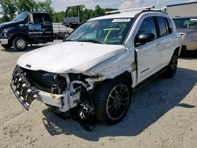 1C4NJCBA8ED790366 - 2014 JEEP COMPASS SP თეთრი ფოტო 2