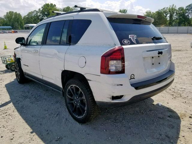 1C4NJCBA8ED790366 - 2014 JEEP COMPASS SP თეთრი ფოტო 3