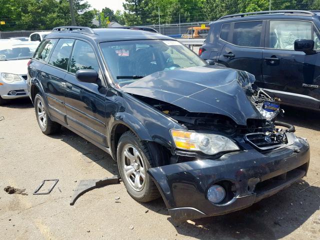 4S4BP61C677329119 - 2007 SUBARU LEGACY OUT BLACK photo 1