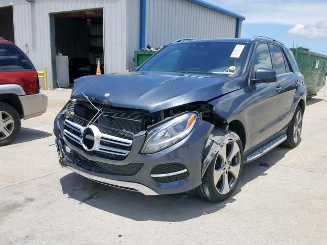 4JGDA5JB2GA659970 - 2016 MERCEDES-BENZ GLE 350 CHARCOAL photo 2