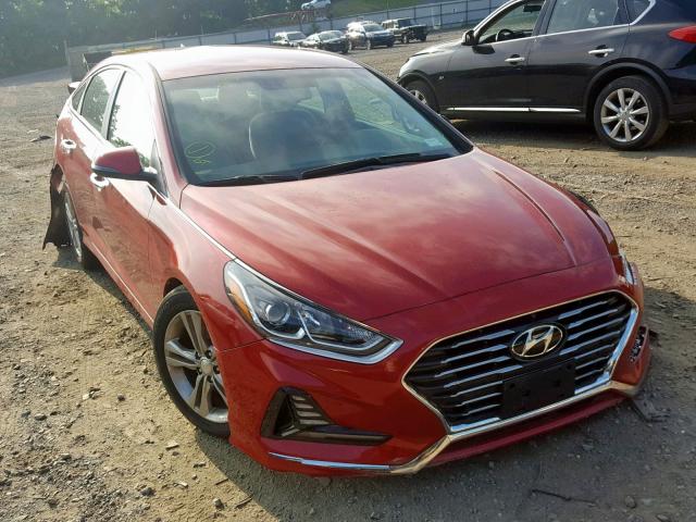 5NPE34AF0JH607494 - 2018 HYUNDAI SONATA SPO RED photo 1