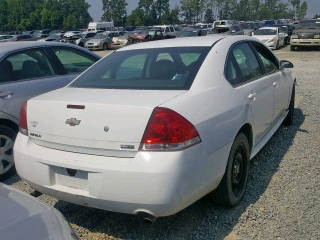 2G1WD5E35C1311357 - 2012 CHEVROLET IMPALA POL WHITE photo 4