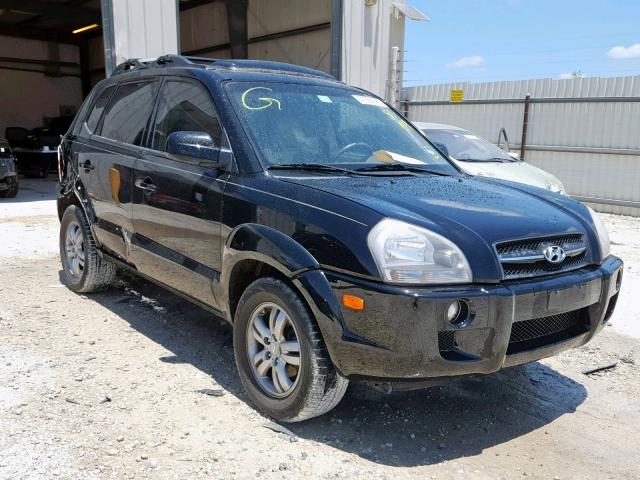 KM8JN12D47U501919 - 2007 HYUNDAI TUCSON SE BLACK photo 1