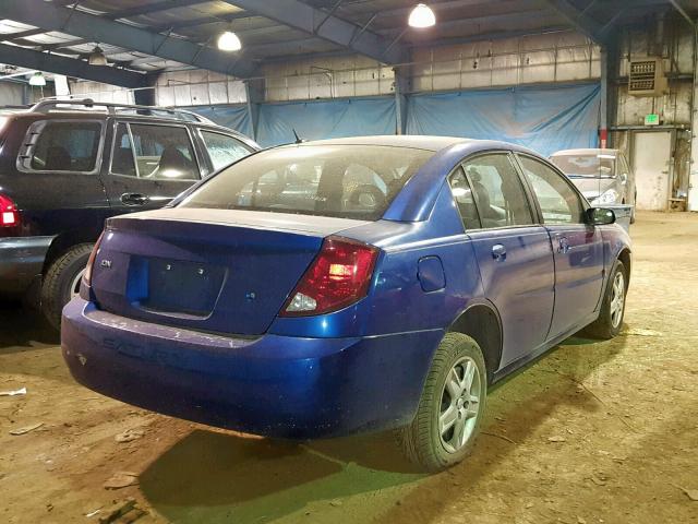 1G8AJ55F56Z101142 - 2006 SATURN ION LEVEL BLUE photo 4