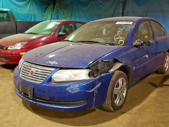 1G8AJ55F56Z101142 - 2006 SATURN ION LEVEL BLUE photo 9
