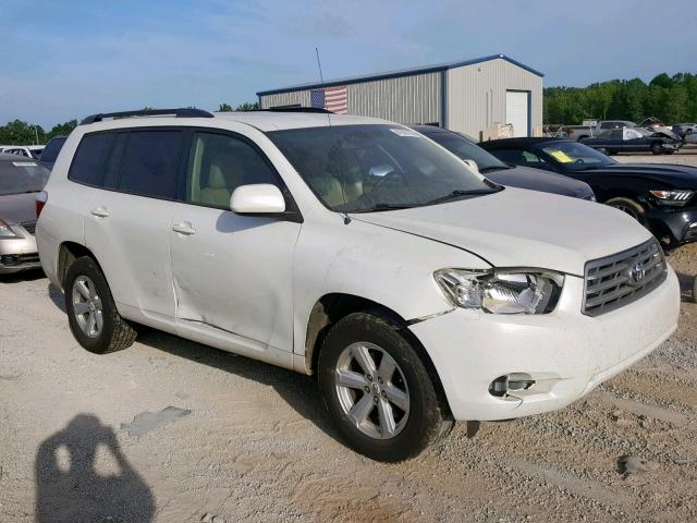 JTEDS41A882060338 - 2008 TOYOTA HIGHLANDER WHITE photo 1