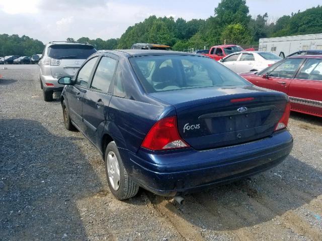 1FAFP33P53W339120 - 2003 FORD FOCUS LX BLUE photo 3