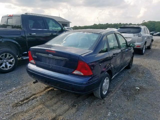 1FAFP33P53W339120 - 2003 FORD FOCUS LX BLUE photo 4