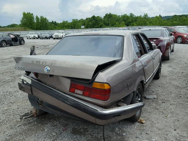 WBAGB431XJ1640228 - 1988 BMW 735 I AUTO BROWN photo 4