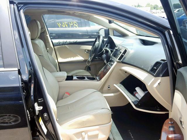 4T3ZK3BB4BU039173 - 2011 TOYOTA VENZA BLACK photo 5